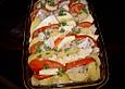 Fischgratin mit Emmentaler