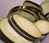 Panierte Auberginen (Bild)