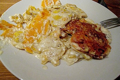 Bananen - S&uuml;&szlig;kartoffelauflauf 1