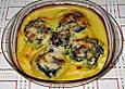 &Uuml;berbackener Kohlrabi in einer fruchtigen Curryso&szlig;e