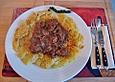 Lammgulasch mit Aceto Balsamico