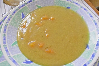 Kartoffel - Lauchcremesuppe mit Karotteneinlage 4