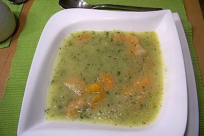 Kartoffel - Lauchcremesuppe mit Karotteneinlage 8