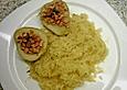 Sauerkraut mit gef&uuml;llten Birnen