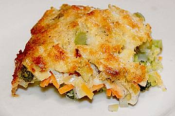 Brokkoli - Fenchel - Auflauf mit Kartoffeln