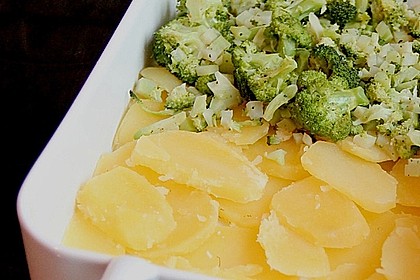 Brokkoli - Fenchel - Auflauf mit Kartoffeln 4