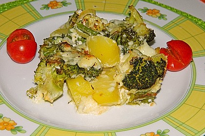 Brokkoli - Fenchel - Auflauf mit Kartoffeln 2