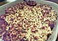 Aubergine, &uuml;berbacken mit Feta