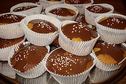 Bananenmuffins mit Walnuss - Topping 22