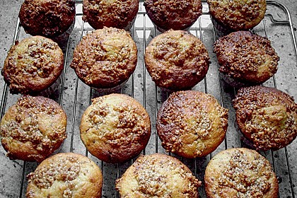 Bananenmuffins mit Walnuss - Topping 20