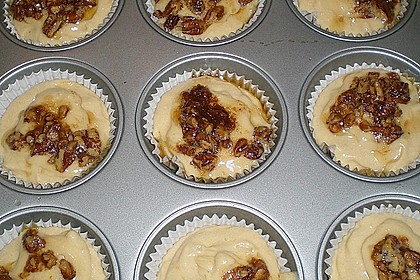 Bananenmuffins mit Walnuss - Topping 19