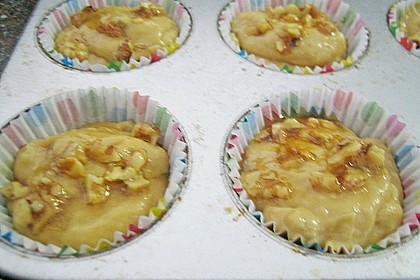 Bananenmuffins mit Walnuss - Topping 34