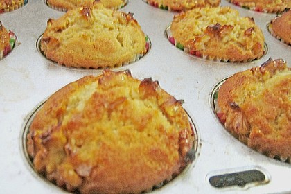 Bananenmuffins mit Walnuss - Topping 25