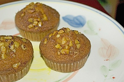 Bananenmuffins mit Walnuss - Topping 7