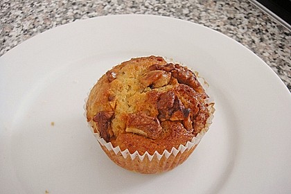 Bananenmuffins mit Walnuss - Topping 15