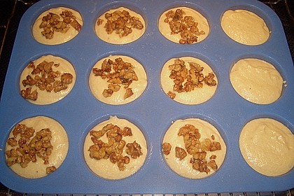Bananenmuffins mit Walnuss - Topping 30
