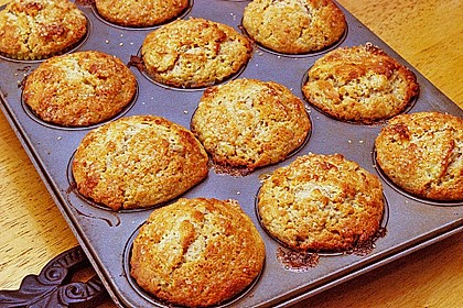 Bananenmuffins mit Walnuss - Topping 6