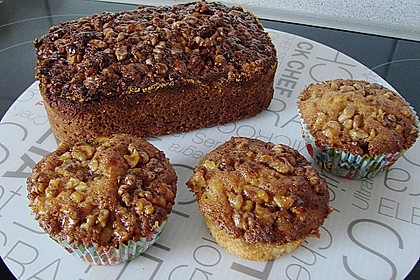 Bananenmuffins mit Walnuss - Topping 3