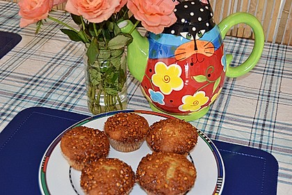 Bananenmuffins mit Walnuss - Topping 12