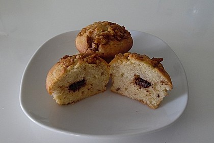Bananenmuffins mit Walnuss - Topping 16