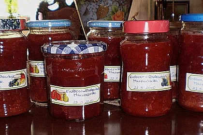 Erdbeer - Rhababer - Marmelade 7