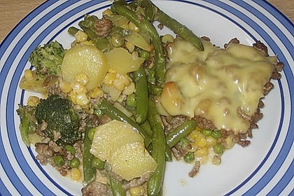 Hackfleisch - Kartoffel - Gem&uuml;se - Auflauf 7