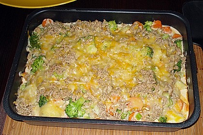 Hackfleisch - Kartoffel - Gem&uuml;se - Auflauf 2