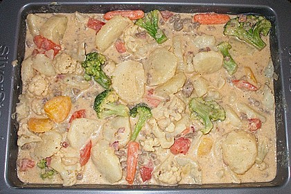 Hackfleisch - Kartoffel - Gem&uuml;se - Auflauf 3