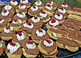 Eclairs mit Eierlik&ouml;rcreme