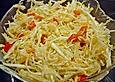Krautsalat mit gekochter Marinade
