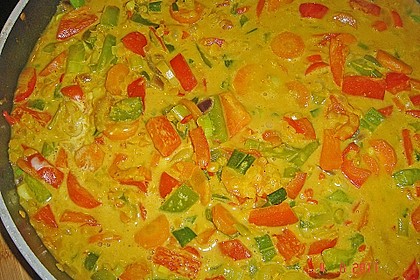 Gem&uuml;sereispfanne mit roten Linsen 3