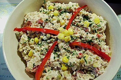 Reis - Mais - Thunfisch - Salat