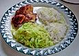 Spitzkohl in Curryrahm