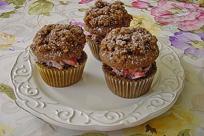 Maulwurfsh&uuml;gelmuffins - Gef&uuml;llte Schokoladenmuffins