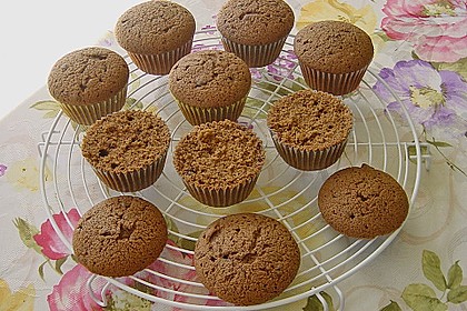 Maulwurfsh&uuml;gelmuffins - Gef&uuml;llte Schokoladenmuffins 1