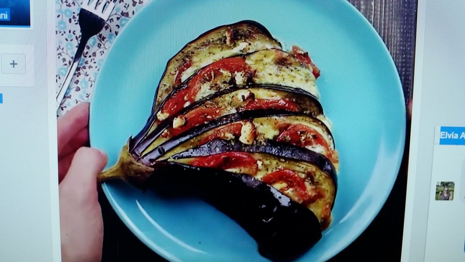 Auberginen-Tomaten-Fächer Aus Dem Ofen (Rezept Mit Bild) | Chefkoch.de