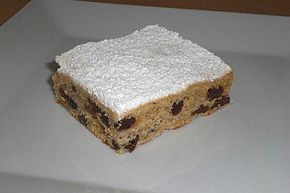 Stollenkuchen vom Blech mit Marzipan 2