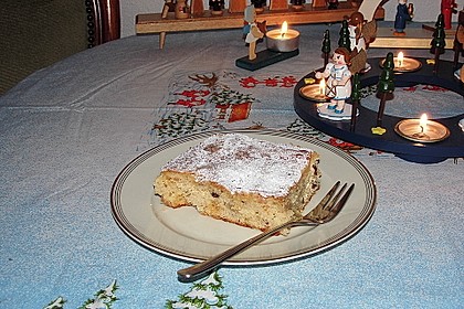 Stollenkuchen vom Blech mit Marzipan 8