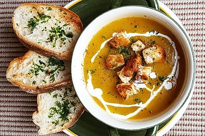 Sächsische Kartoffelsuppe - vegane Variante