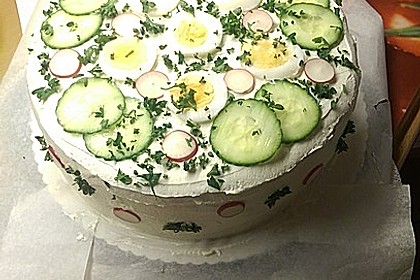 Festliche Sandwichtorte 6