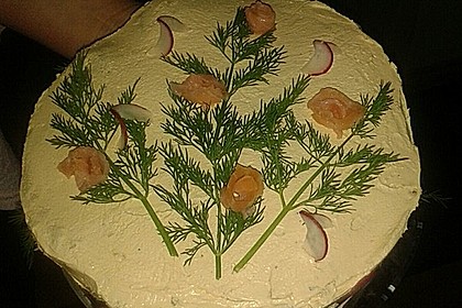 Festliche Sandwichtorte 10