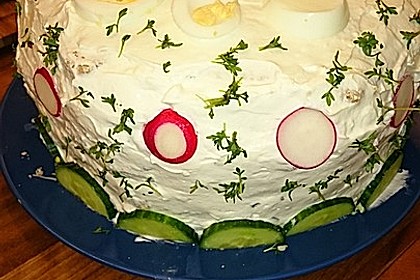 Festliche Sandwichtorte 16