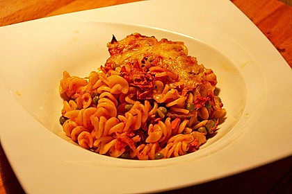 Nudelauflauf italienischer Art, scharf 11