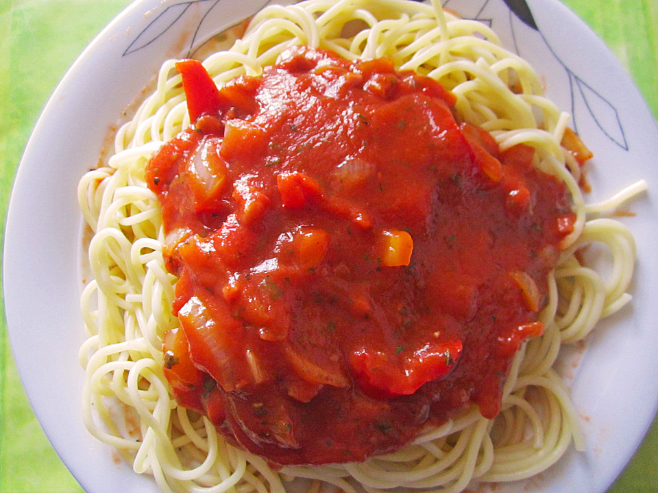 Spaghetti und Tomatensosse (Rezept mit Bild) von HG 3001 Design ...