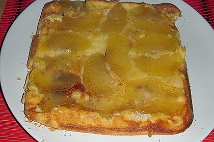 Apfelpfannkuchen mit Honigsauce 3