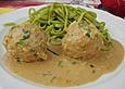 Hackb&auml;llchen in Pfeffersauce