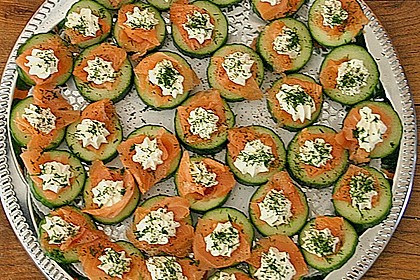 Gurken-Lachs-Häppchen 4