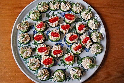 Gurken-Lachs-Häppchen 5