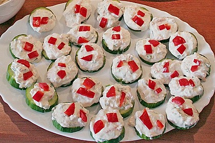 Gurken-Lachs-Häppchen 17