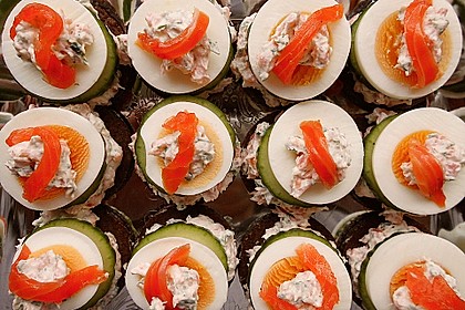 Gurken-Lachs-Häppchen 7